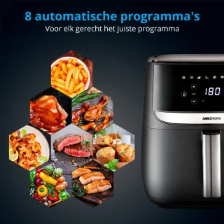MEDION MD10532 Heteluchtfriteuse 5,7L Zwart