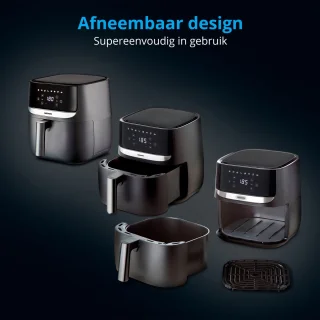 MEDION MD10532 Heteluchtfriteuse 5,7L Zwart