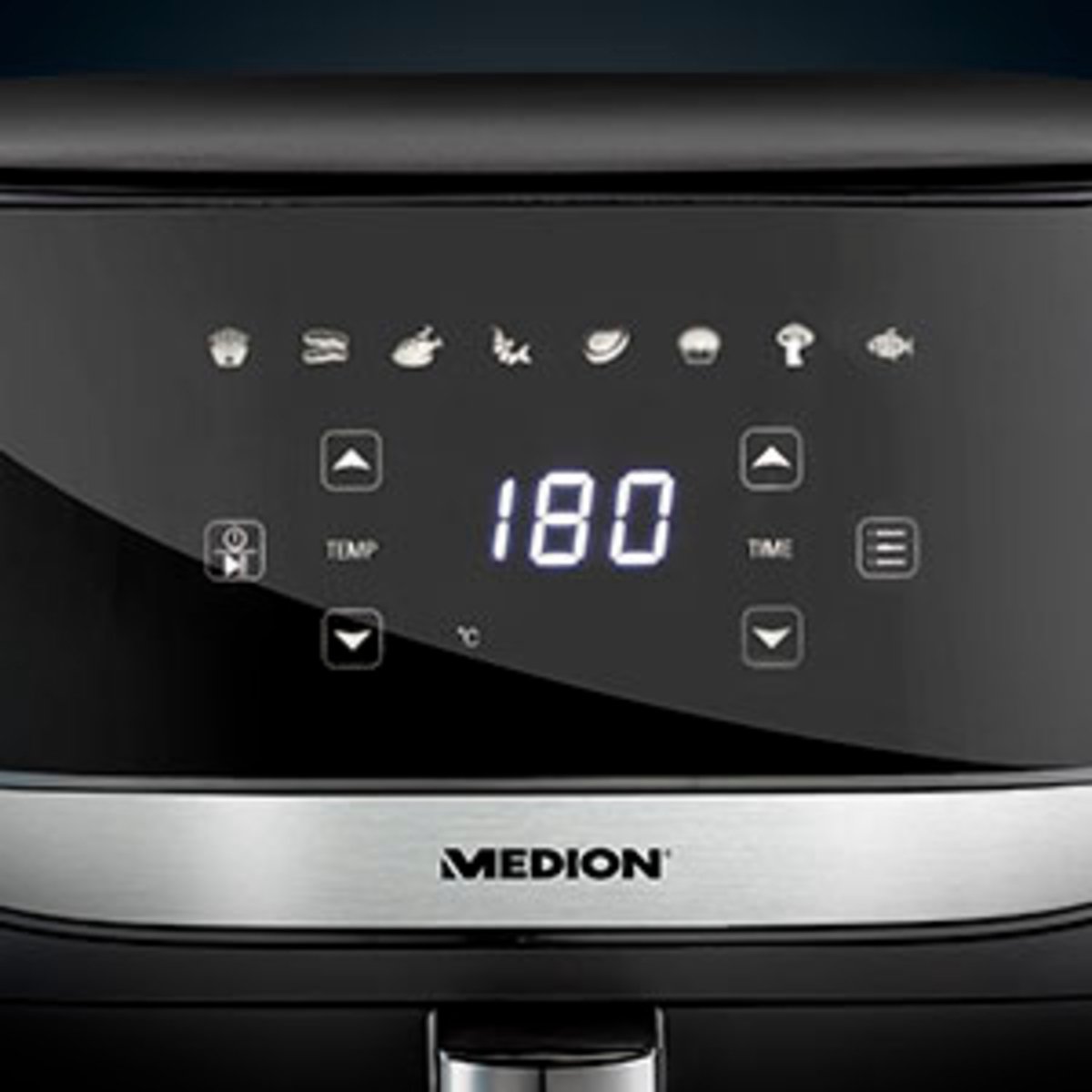 MEDION MD10532 Heteluchtfriteuse 5,7L Zwart