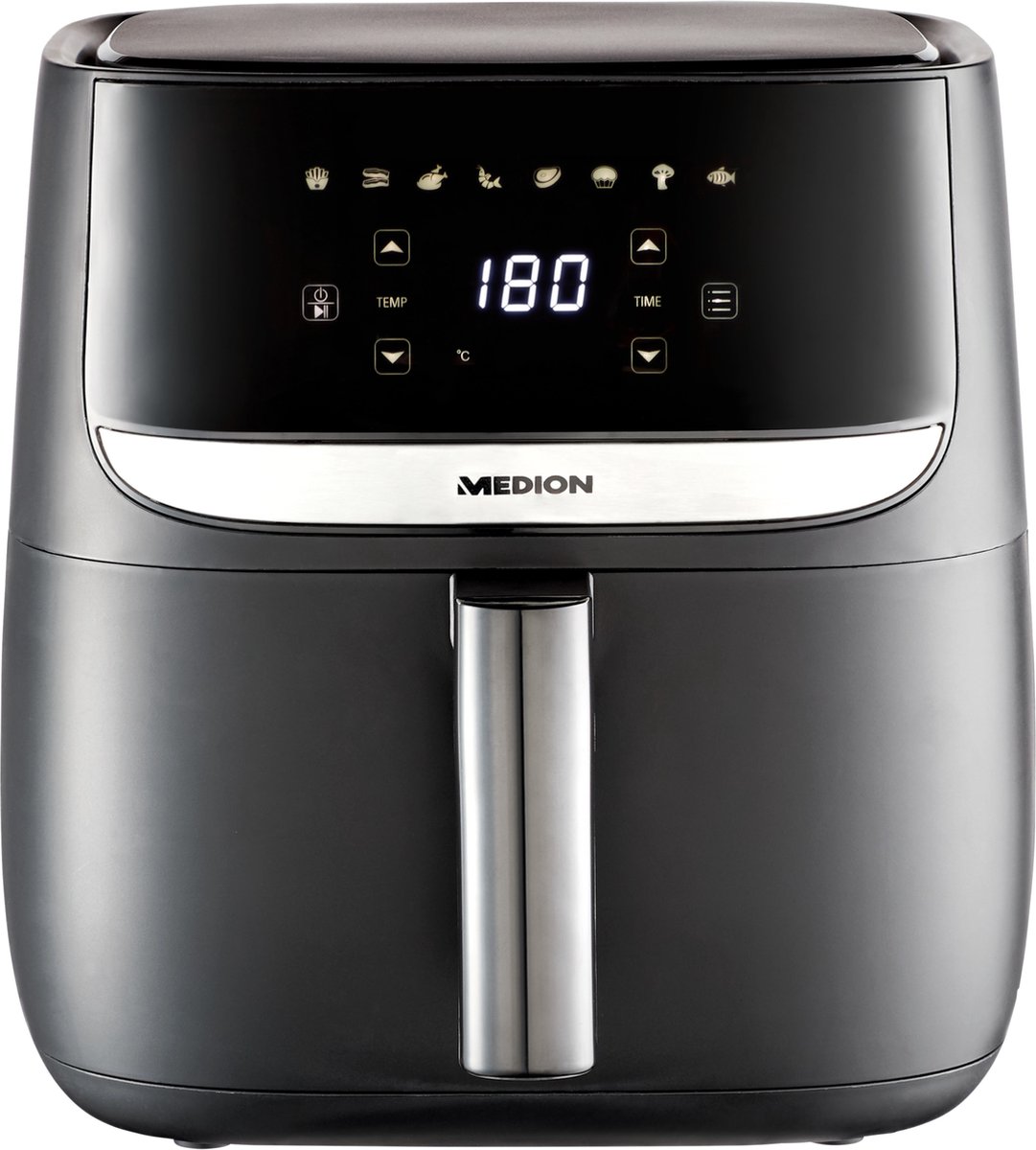 MEDION MD10532 Heteluchtfriteuse 5,7L Zwart