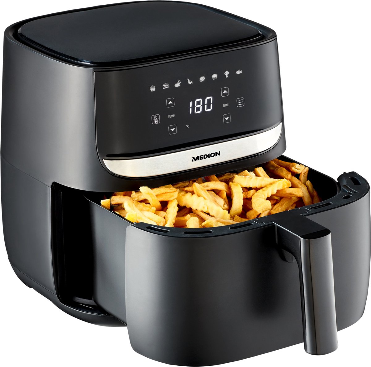 MEDION MD10532 Heteluchtfriteuse 5,7L Zwart