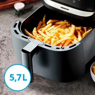 MEDION MD10532 Heteluchtfriteuse 5,7L Zwart