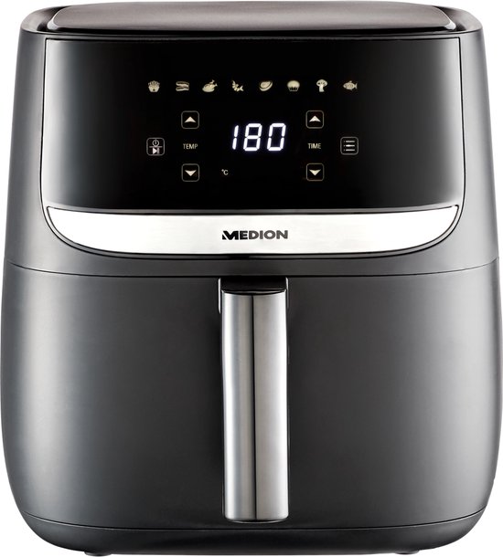 MEDION MD10532 Heteluchtfriteuse 5,7L Zwart
