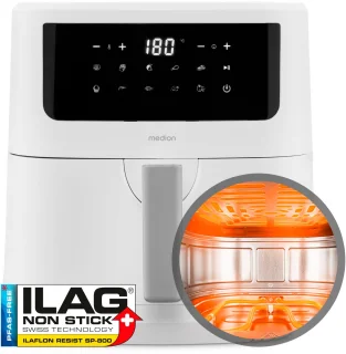 MEDION P10 XL Airfryer 6,8L Wit