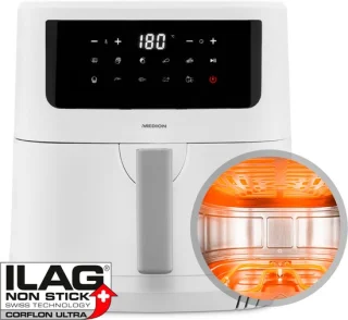 MEDION P10 XL Airfryer 6,8L Wit