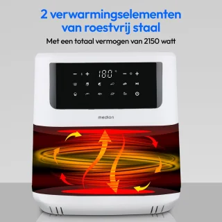 MEDION P10 XL XXL Heteluchtfriteuse mat
