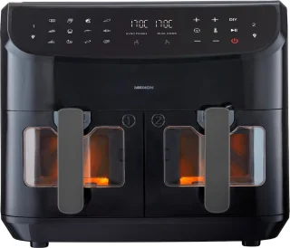 MEDION P20 XXL Dubbele Airfryer 8,7L Zwart