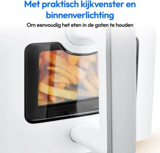 MEDION P20 XXL Dubbele Airfryer wit
