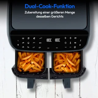 MEDION P20 XXL Heißluftfritteuse MD11760 matt grau