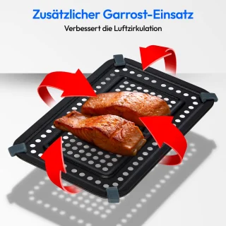 MEDION P20 XXL Heißluftfritteuse MD11760 matt grau