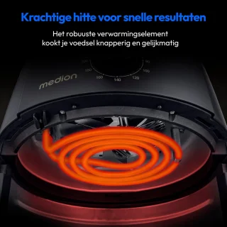 MEDION P30 L Heteluchtfriteuse 4,7L MD13020 zwart
