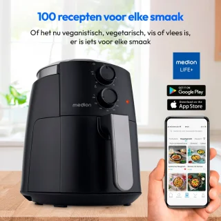 MEDION P30 L Heteluchtfriteuse 4,7L MD13020 zwart