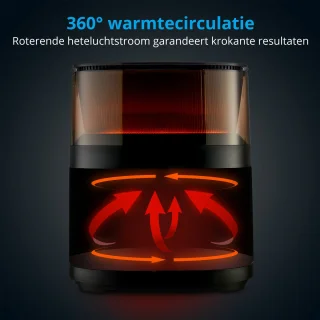 MEDION X10 XL heteluchtfriteuse 5L