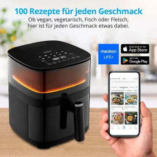 MEDION X10 XL heteluchtfriteuse 5L
