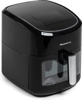 Melchioni 118340024 – ruime 8L friteuse met kijkvenster voor vetarm frituren