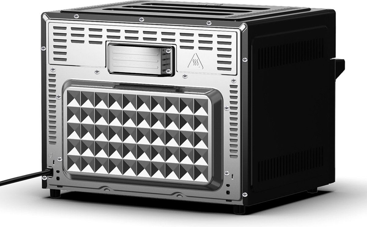 Melchioni 118340032 heteluchtfriteuse 30L zwart