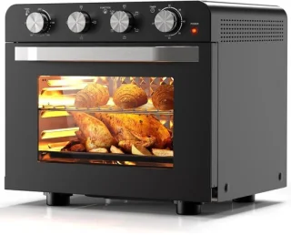 Merk Airfryer Oven 36L 2000W RVS Vrijstaande Heteluchtoven