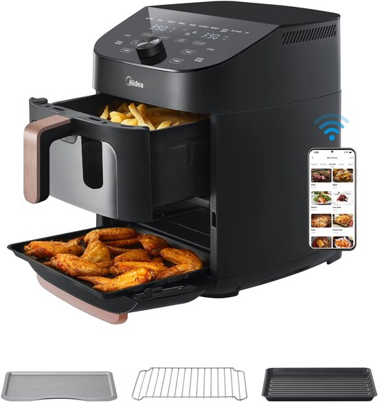 Merk Naam Heteluchtfriteuse XL 11L Wifi Touch Display