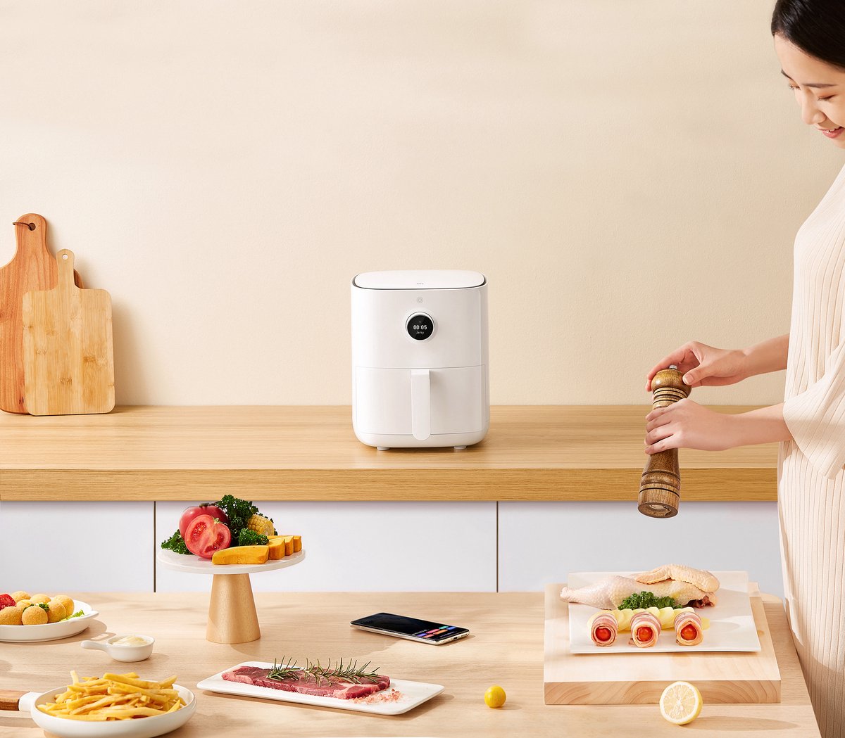 Mi Smart Heteluchtfriteuse 3.5L Wit