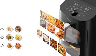 Midea MAD1100DADK Airfryer Oven 2-in-1