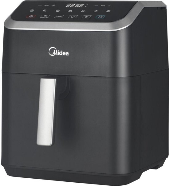 Midea MAD55000ADK Heteluchtfriteuse 5,5L Zwart