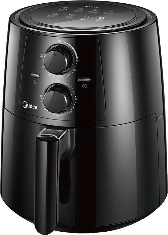 Midea MF-TN35A2 Heteluchtfriteuse 3,5L Zwart