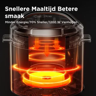 Midea MY-CS6037WP Snelkookpan 6L