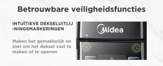 Midea MY-CS6037WP Snelkookpan 6L