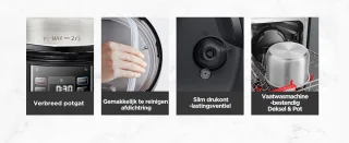 Midea MY-CS6037WP Snelkookpan 6L