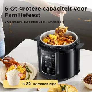 Midea MY-CS6037WP Snelkookpan 6L