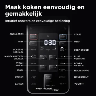 Midea MY-CS6037WP Snelkookpan 6L
