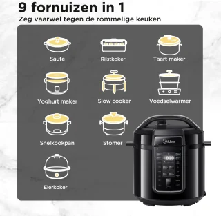 Midea MY-CS6037WP Snelkookpan 6L