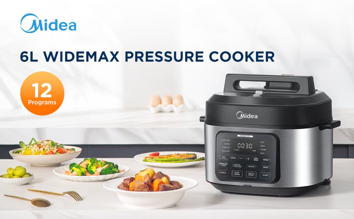 Midea Pressure Cooker MY-CS6062WP 6L