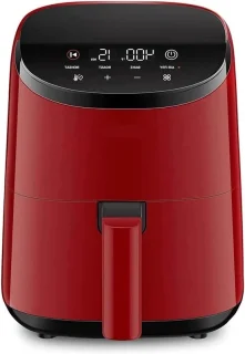 Mini airfryer oven 2.1 liter rood