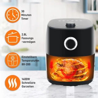 Mini Heteluchtfriteuse 1400W