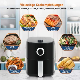 Mini Heteluchtfriteuse Multicooker