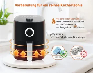 Mini Heteluchtfriteuse Multicooker