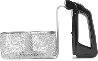 Mini Heteluchtfriteuse Roterende Mand