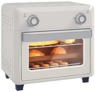 Mini Heteluchtoven & Airfryer 10L Crèmewit