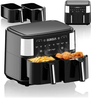 MKSS® Airfryer XXL Dubbele Mand