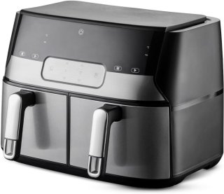 De MMP® Dubbele Airfryer Heteluchtfriteuse in één oogopslag