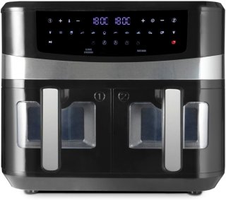 De MMP® Duo Airfryer Heteluchtfriteuse Zwart in één oogopslag