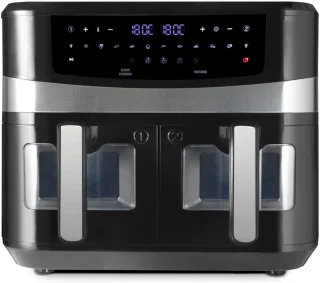 MMP® Duo Airfryer Heteluchtfriteuse Zwart