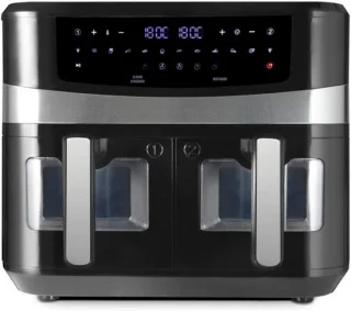 MMP® Duo Airfryer Heteluchtfriteuse Zwart
