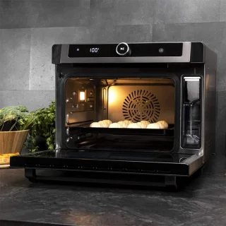MMP® Stoomoven 60 cm Zwart