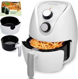 Monzana Heteluchtfriteuse 3,6L Wit