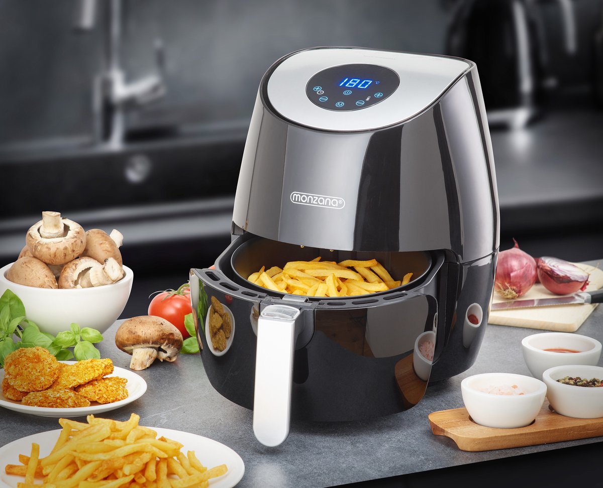 Monzana Heteluchtfriteuse 3,6L Zwart