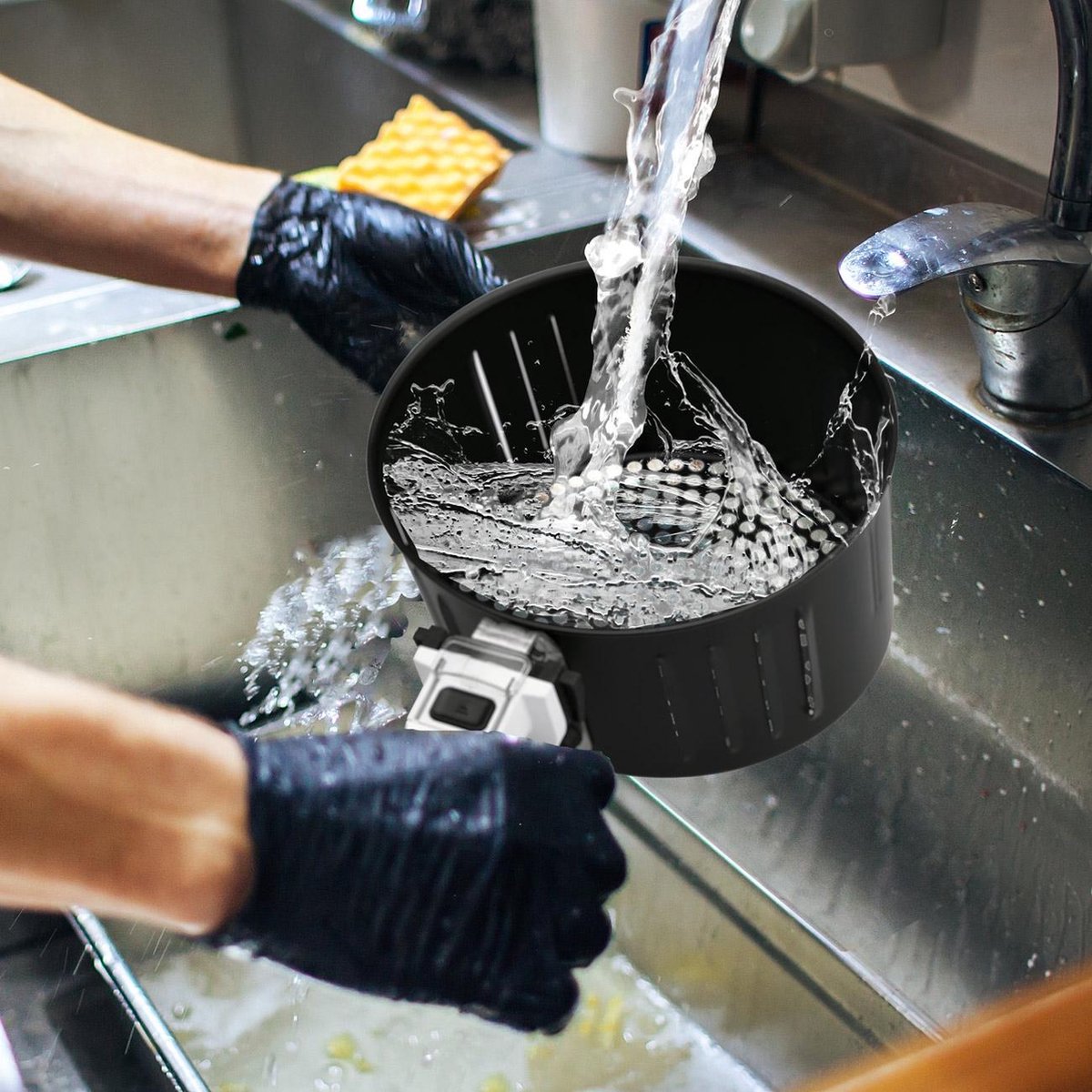Monzana Heteluchtfriteuse 3,6L Zwart
