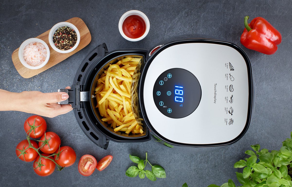 Monzana Heteluchtfriteuse 3,6L Zwart