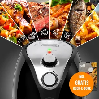 Monzana Heteluchtfriteuse 3,6L Zwart